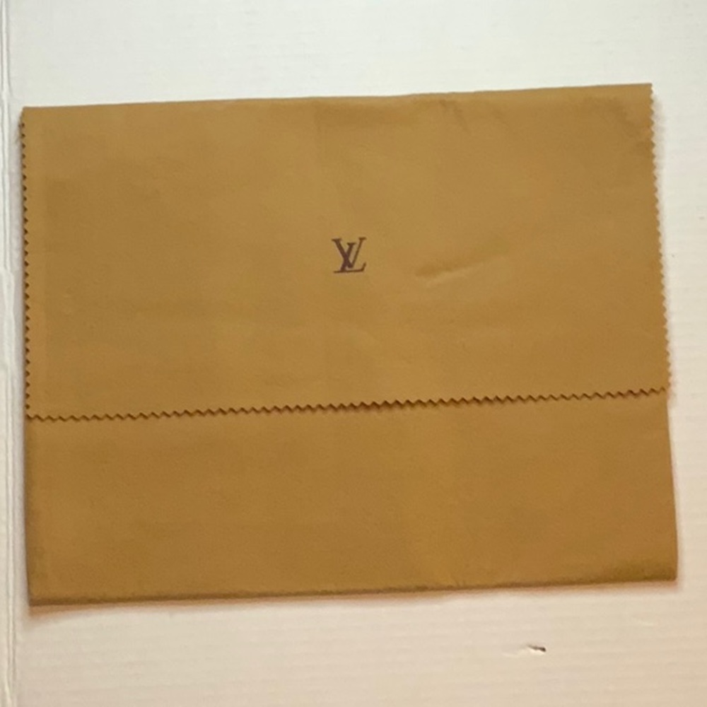 Louis Vuitton Tan Envelope Pouch/Dust Bag